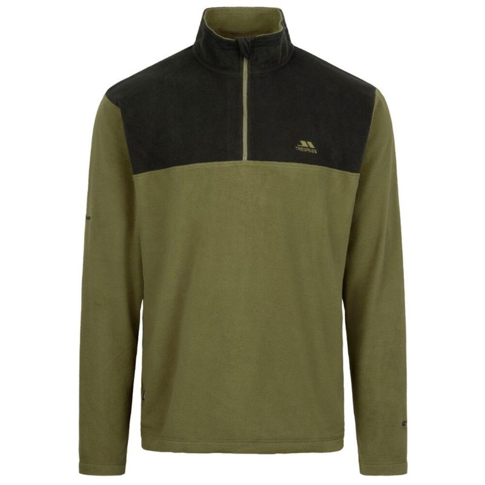 Trespass Mens Curtiston AT100 Fleece Top / Dark Vine